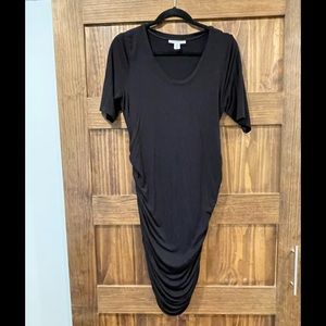 Black maternity dress